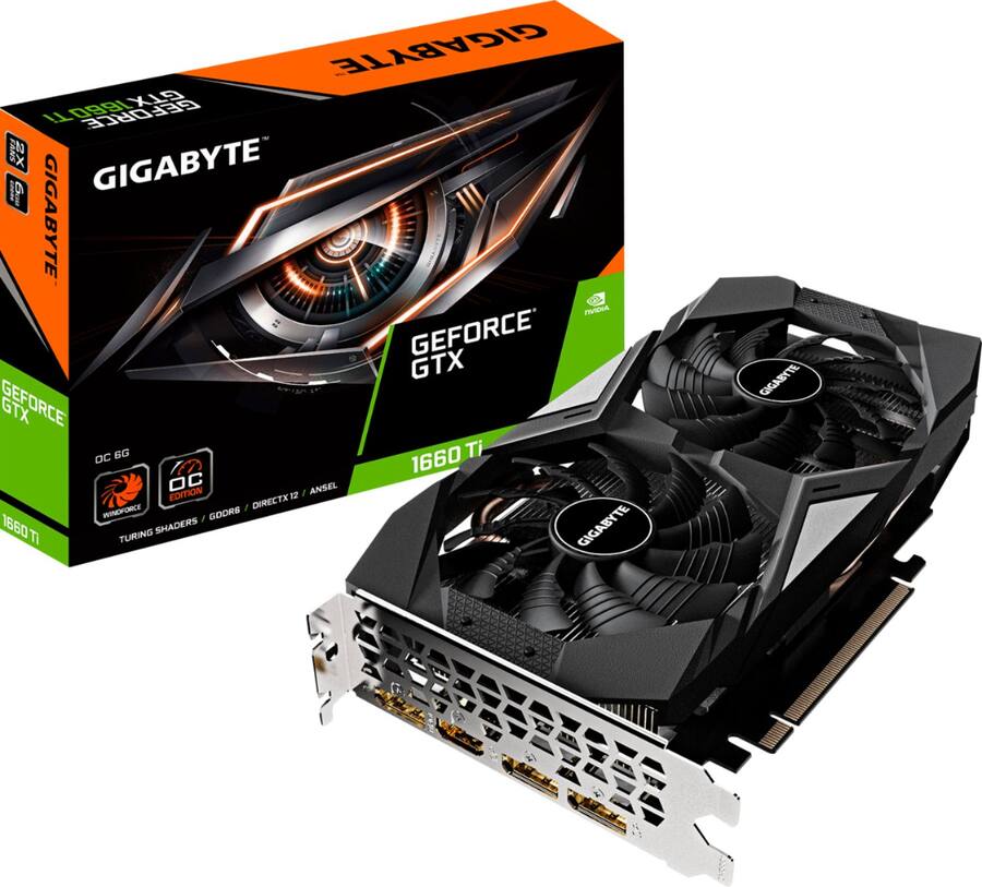 GIGABYTE Refurbished Excellent NVIDIA GeForce GTX 1660 Ti 6GB