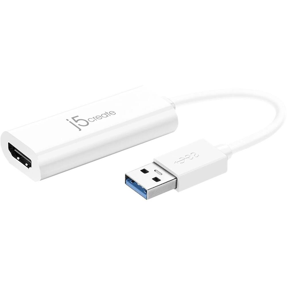 Left. j5create - USB to HDMI Multi-Monitor Adapter - White.