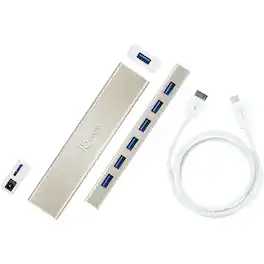 j5create - USB-C 7- Port HUB - Silver