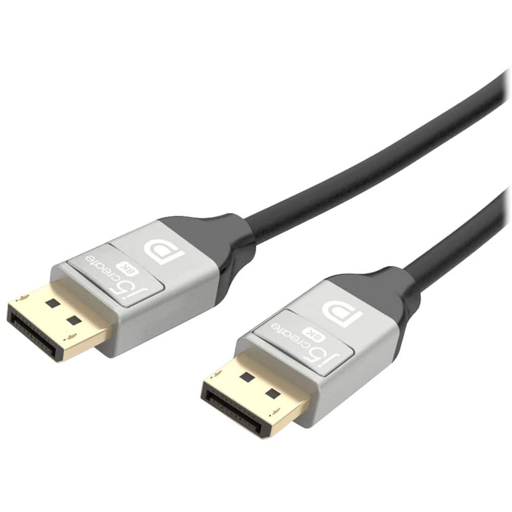 Alt View 11. j5create - 8K DisplayPort Cable - Black.