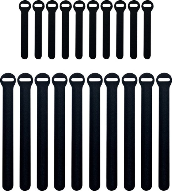 Wrap-It Storage Self-Gripping Cable Ties (20-Pack) Reusable Hook and Loop  Cord Organizer Cable Tie for Cord Management and Organization Black  420-48BL - Best Buy