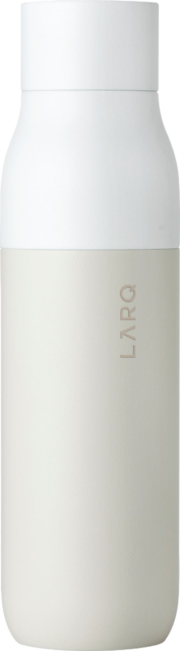 Angle View: LARQ - 17oz. Water Purification Thermal Bottle - Granite-White