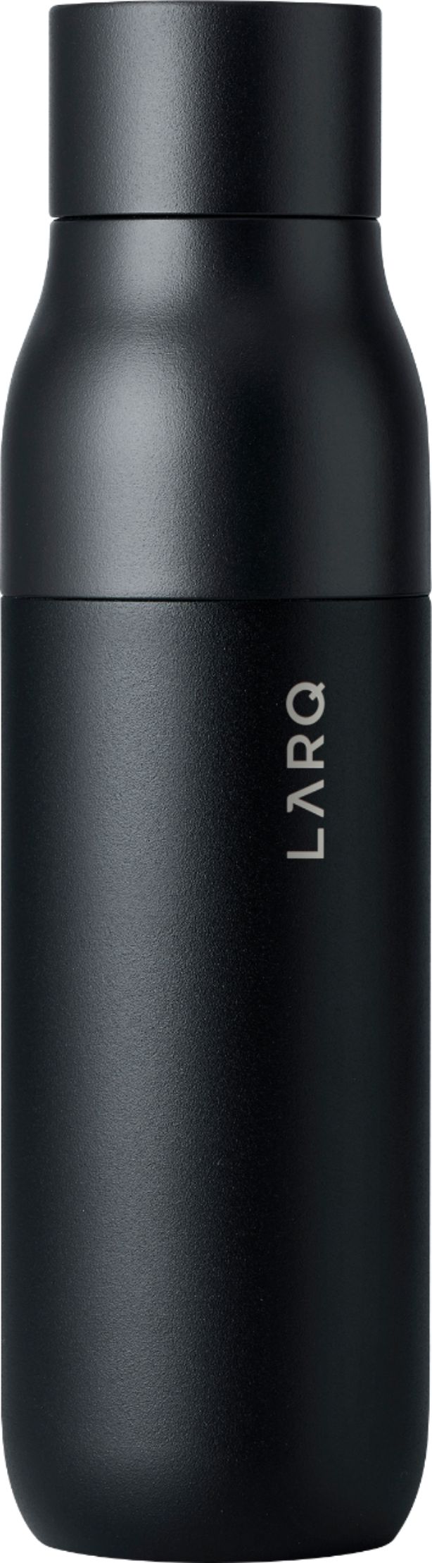 Angle View: LARQ - 17oz. Water Purification Thermal Bottle - Obsidian Black