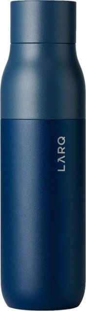 Angle Zoom. LARQ - 17oz. Water Purification Thermal Bottle - Monaco Blue.