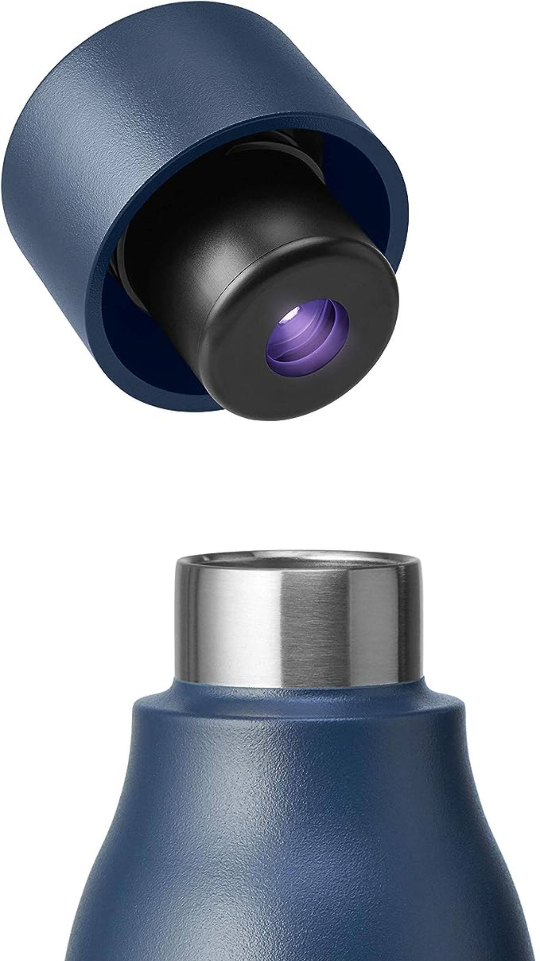 Alt View 12. LARQ - 17oz. Water Purification Thermal Bottle - Monaco Blue.