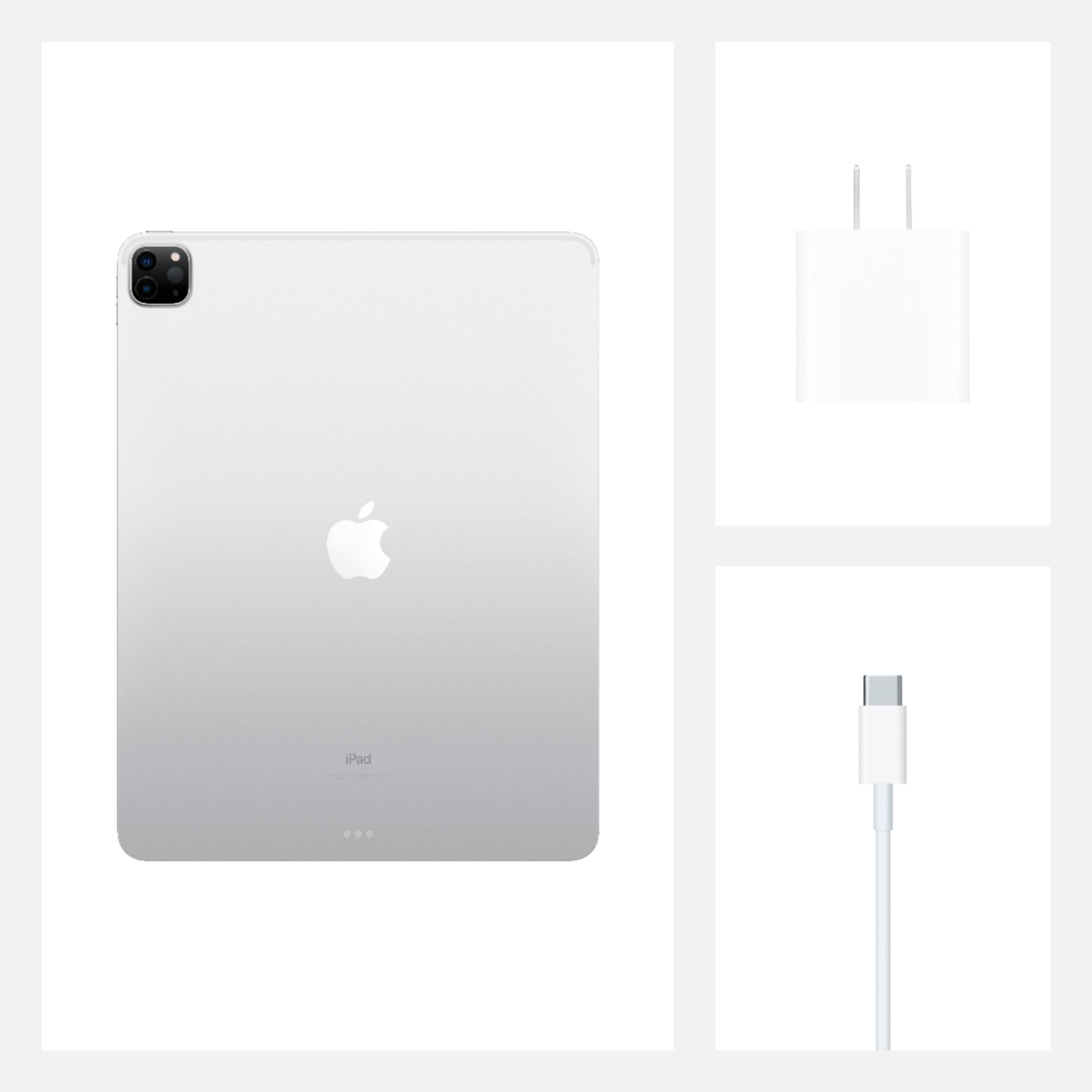 Alt View 18. Apple - Geek Squad Certified Refurbished 12.9-Inch iPad Pro with Wi-Fi - 256GB - Silver.