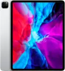 Front. Apple - Geek Squad Certified Refurbished 12.9-Inch iPad Pro with Wi-Fi - 1TB - Silver.
