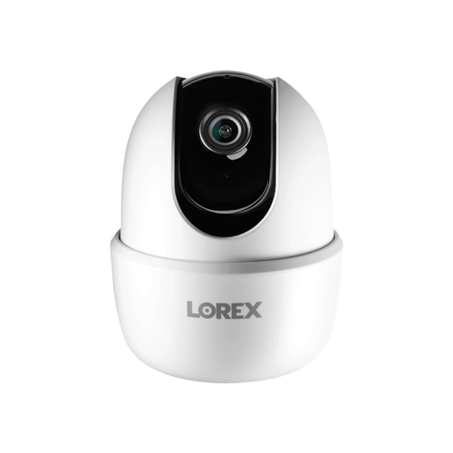 Lorex - Indoor Pan, Tilt and Zoom Wi-Fi Network Security Camera - White
