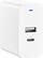 Alt View 13. Insignia™ - 30 W 2-Port USB-C/USB Wall Charger - White.