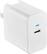 Alt View 13. Insignia™ - 18 W USB-C Wall Charger - White.