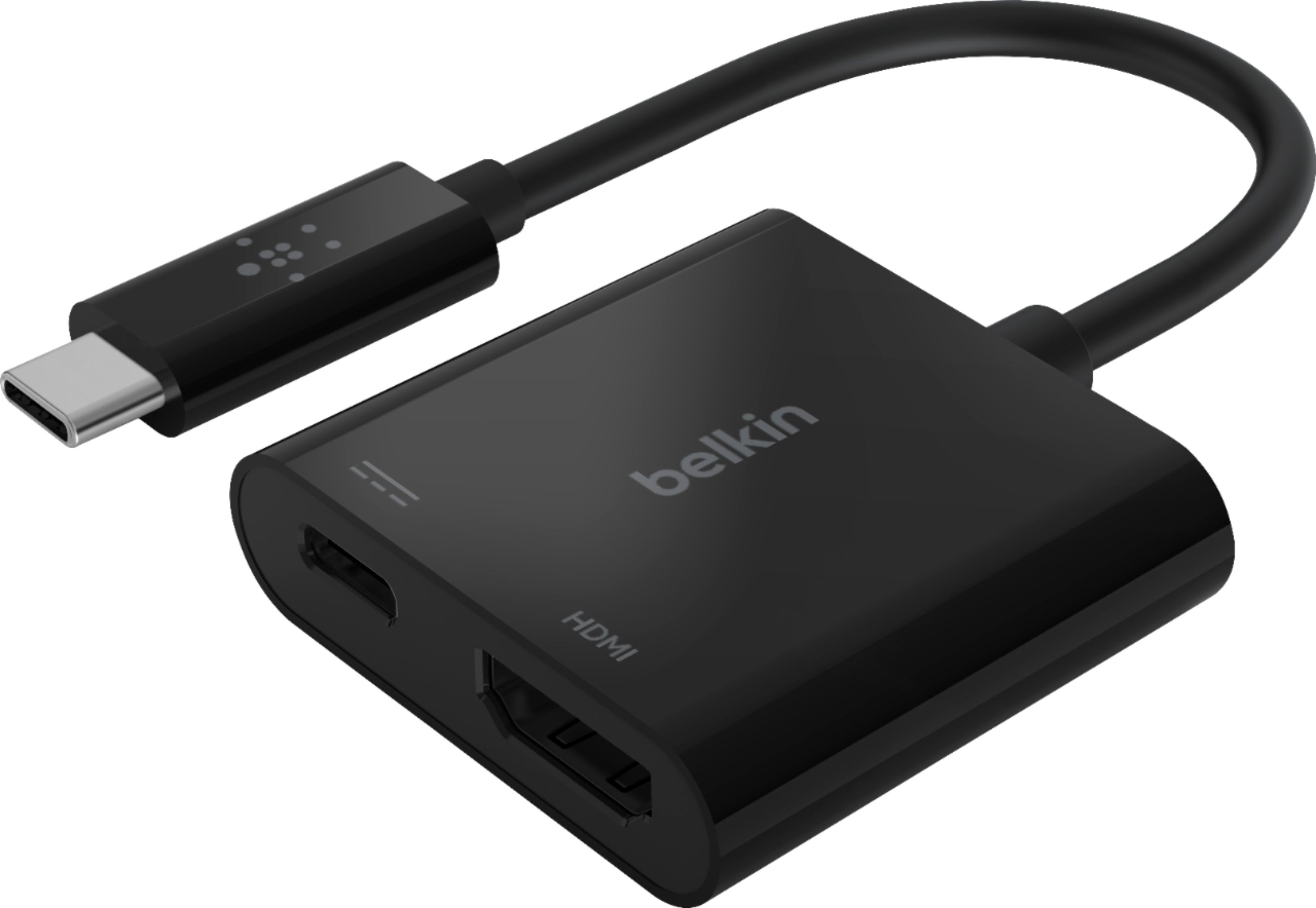 Belkin USB C to HDMI Adapter + USBC Charging Port, 4K UHD Video