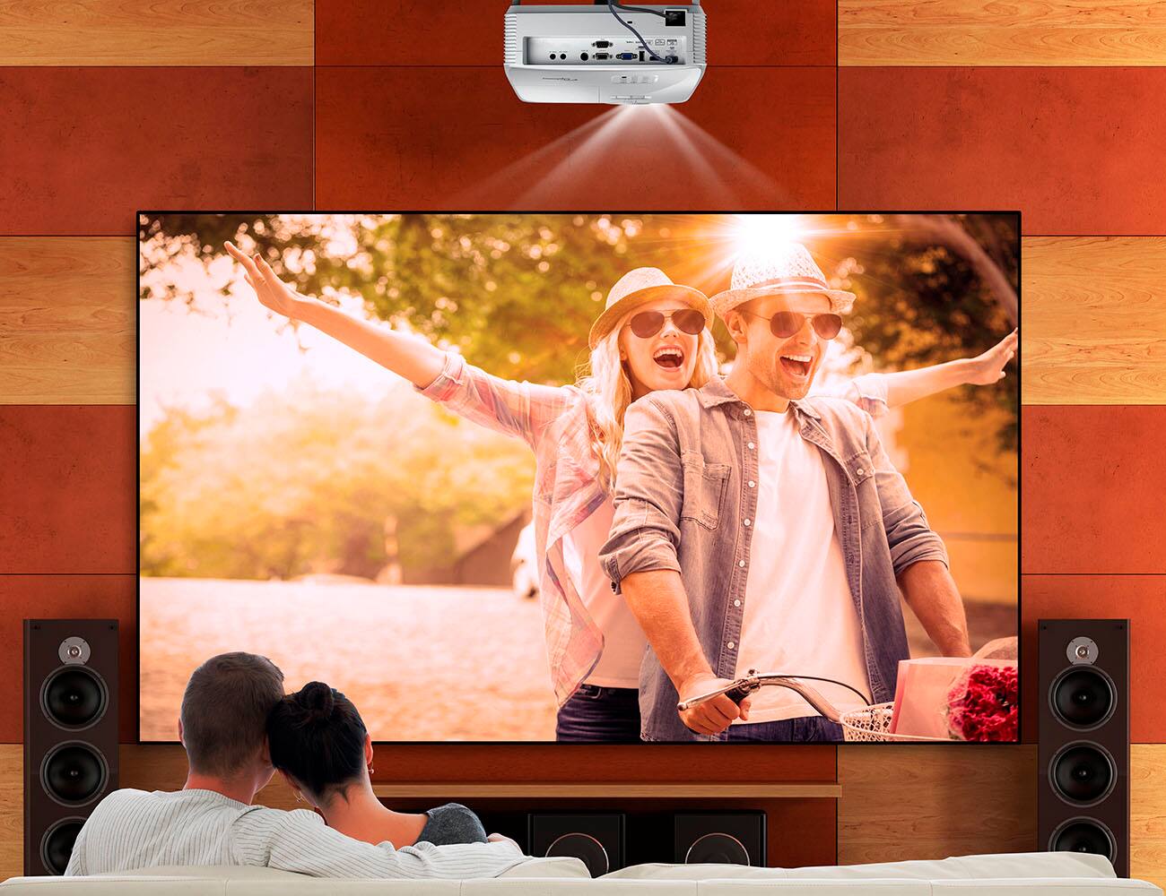 Alt View 12. Optoma - HD39HDR High Brightness HDR Home Theater Projector with 4000 lumens & Fast 8.4ms response time with 120Hz - White.