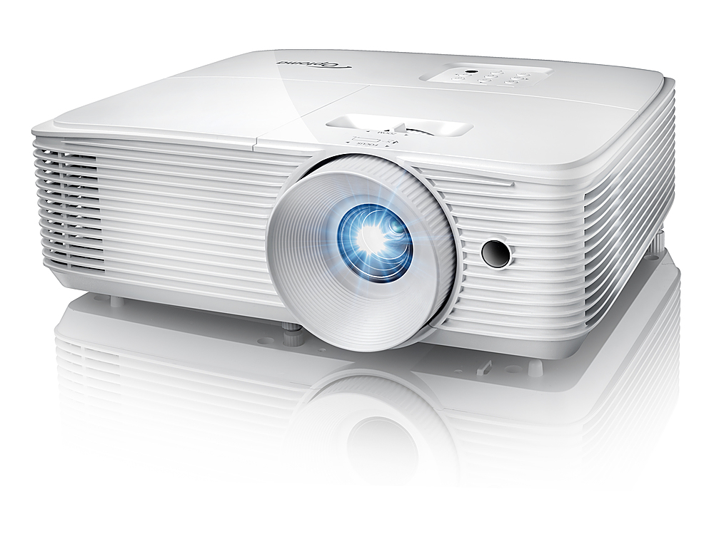 Left View: AAXA - 4K1 LED Home Theater Projector, 30,000 Hour LEDs, Native 4K UHD Resolution, Dual HDMI, 1500 Lumens, & E-Focus - Space Gray