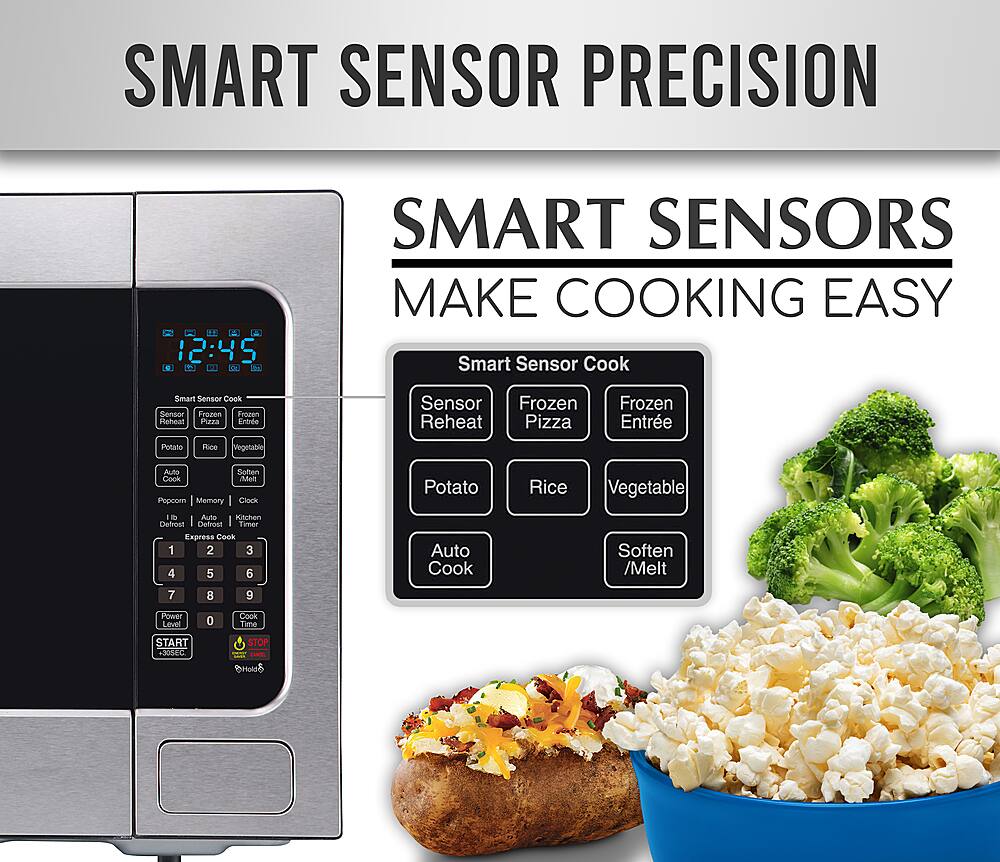 Alt View 14. Farberware - Professional 2.2 Cu. Ft. Countertop Microwave with Sensor Cooking - Premium Stainless Steel.