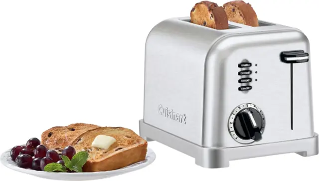Alt View 11. Cuisinart - 2 Slice Metal Classic Toaster - Stainless Steel.