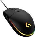 Front Zoom. Logitech - G203 LIGHTSYNC Wired Optical Gaming Mouse with 8,000 DPI sensor - Black.