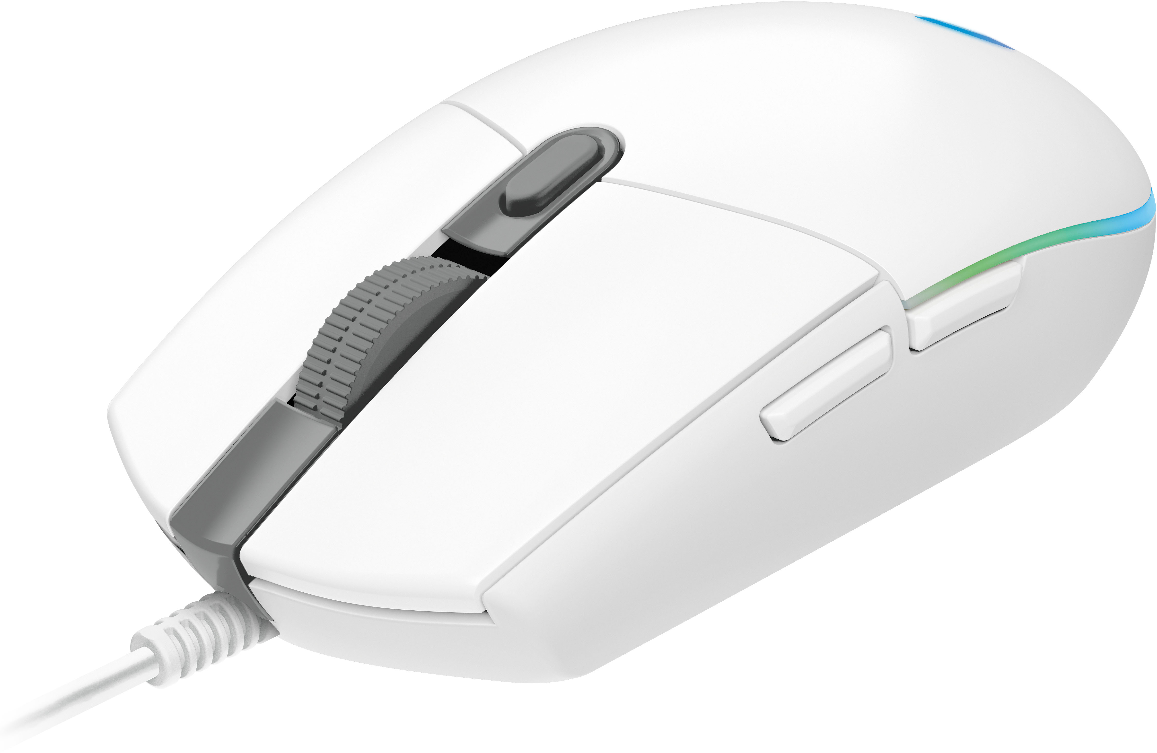 Logitech - G203 LIGHTSYNC Wired Optical Gaming Mouse with 8,000 DPI sensor - White