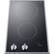 Front. Summit Appliance - 12" Built-In Electric Cooktop with 2 Burners and Residual Heat Indicator - Black.