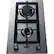 Front. Summit Appliance - 12" Built-In Gas Cooktop with 2 Burners - Stainless steel.
