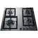 Front. Summit Appliance - 24" Built-In Gas Cooktop with 4 Burners.