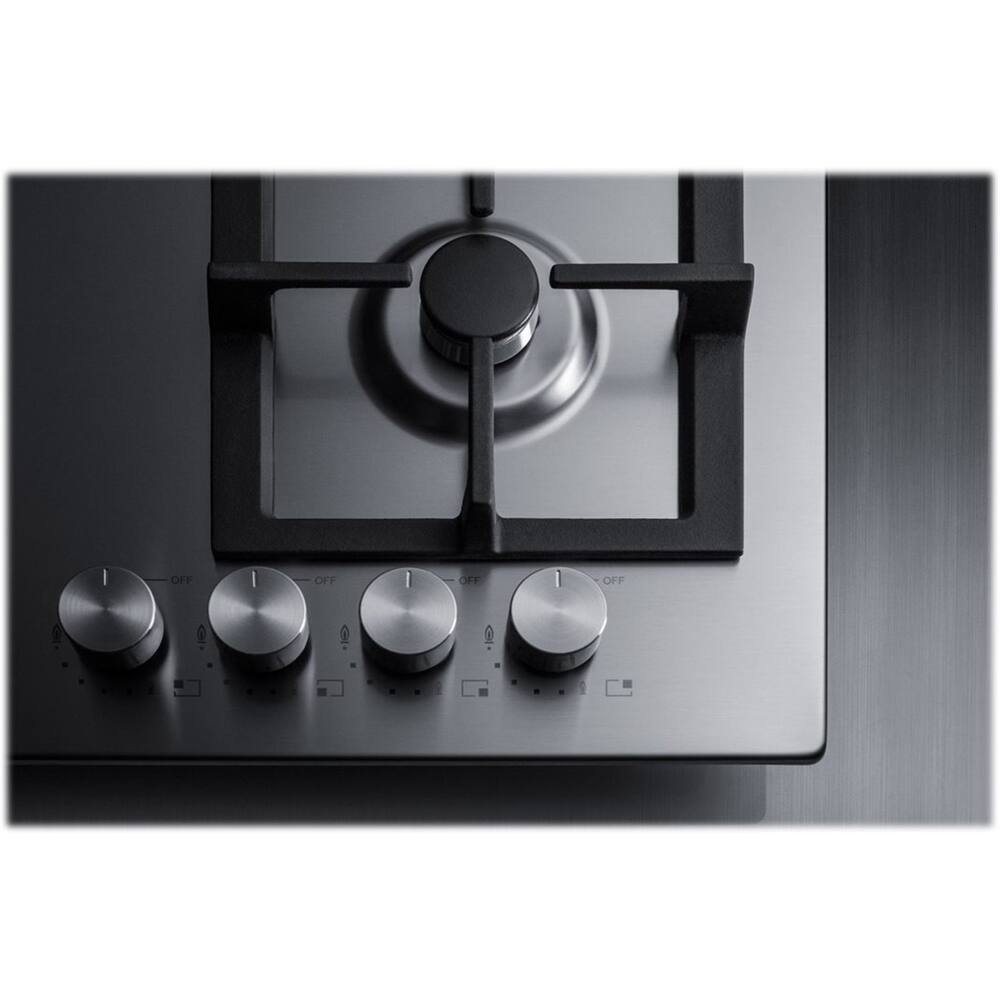 Alt View 12. Summit Appliance - 24" Built-In Gas Cooktop with 4 Burners.