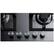 Alt View 12. Summit Appliance - 34" Built-In Gas Cooktop with 5 Burners - Stainless Steel.