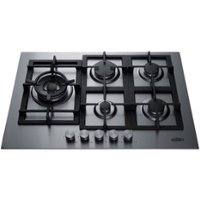 Summit Appliance - 30" Built-In Gas Cooktop with 5 Burners - Stainless Steel - Front_Zoom