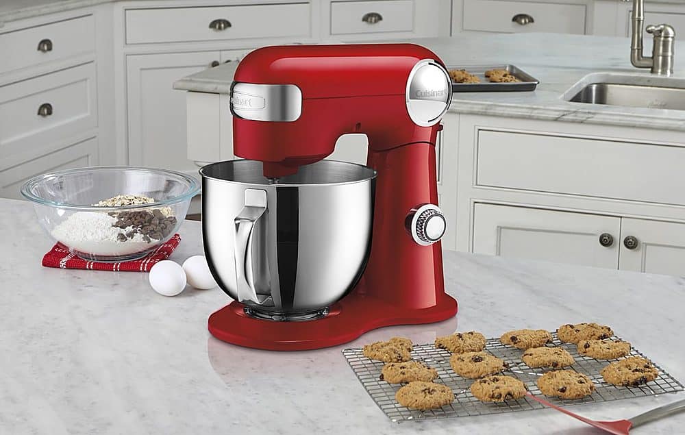 Alt View 17. Cuisinart - Precision Master 5.5 Quart Stand Mixer - Red.