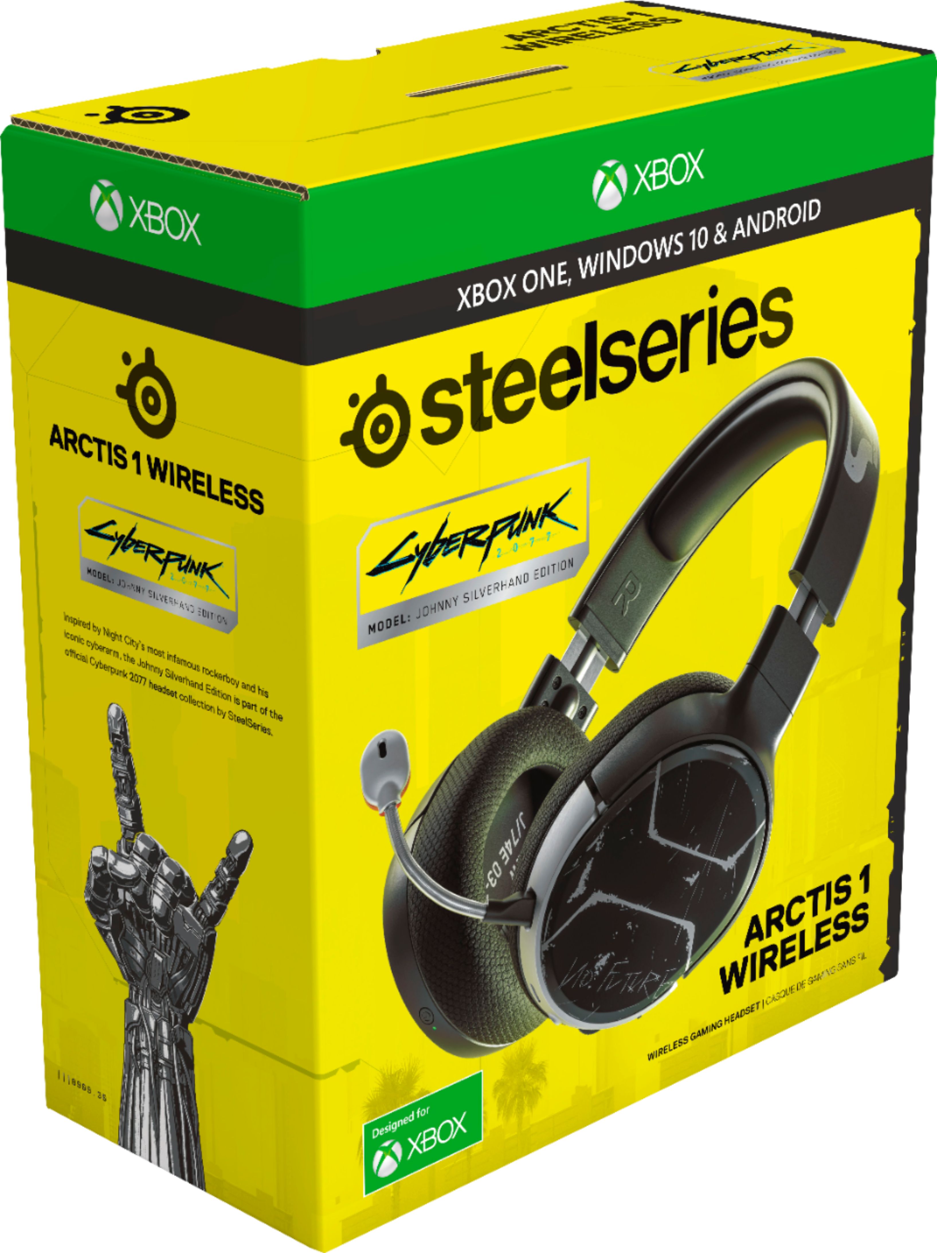 opvoeder krom Nadeel Best Buy: SteelSeries Arctis 1 Wireless Xbox Cyberpunk Edition Johnny  Silverhand Black 61517