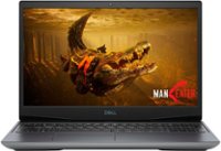 Front Zoom. Dell - G5 15.6" FHD Gaming Laptop - AMD Ryzen 5 - 8GB Memory - AMD Radeon RX 5600M - 256GB Solid State Drive - grey.