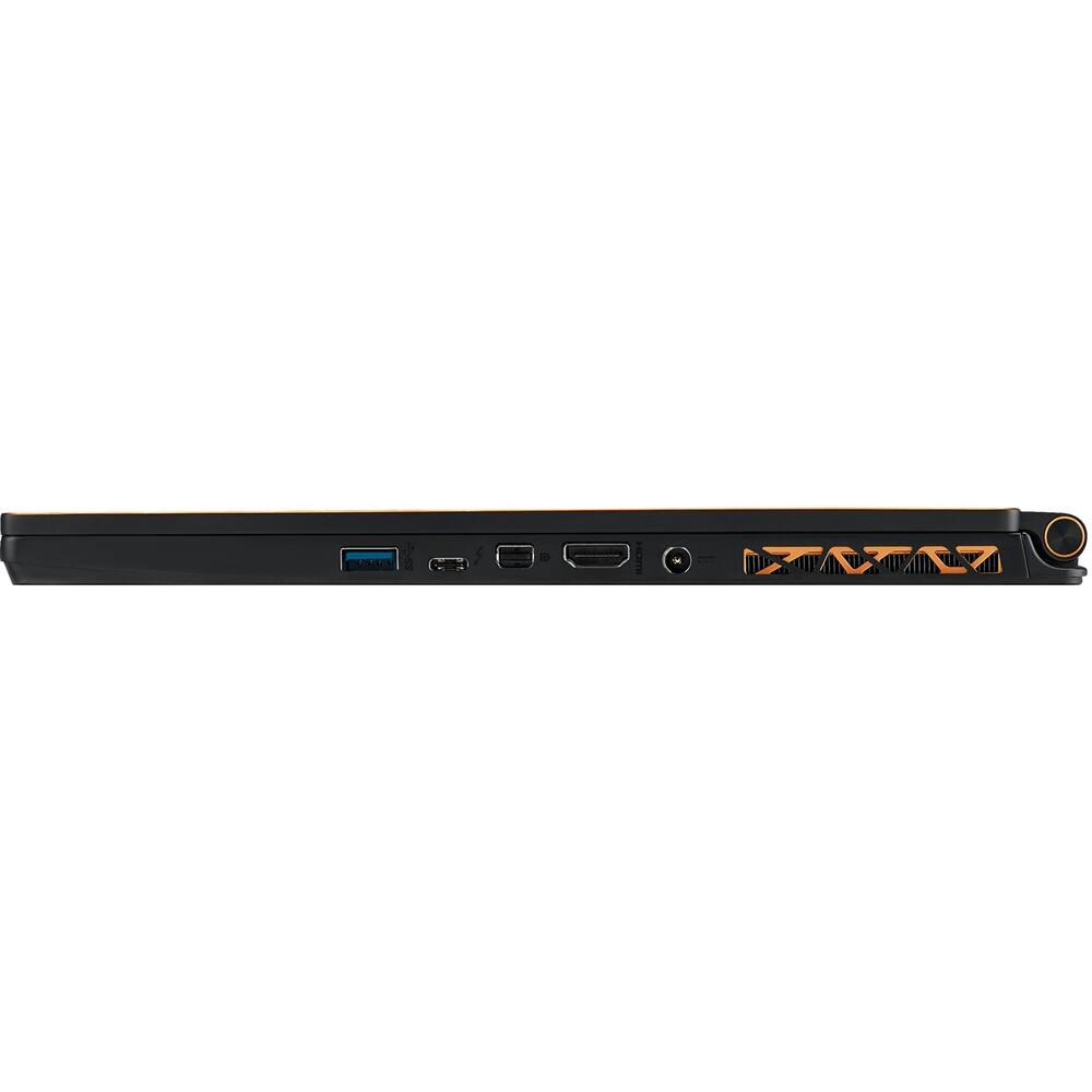 Angle View: MSI - 15.6" Gaming Laptop - Intel Core i7 - 16GB Memory - NVIDIA GeForce GTX 1660 Ti - 512GB SSD - Matte Black With Gold Diamond Cut