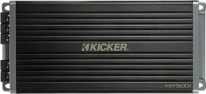 KICKER - KEY 500W Mono Amplifier with Variable Crossovers - Black - Front_Zoom