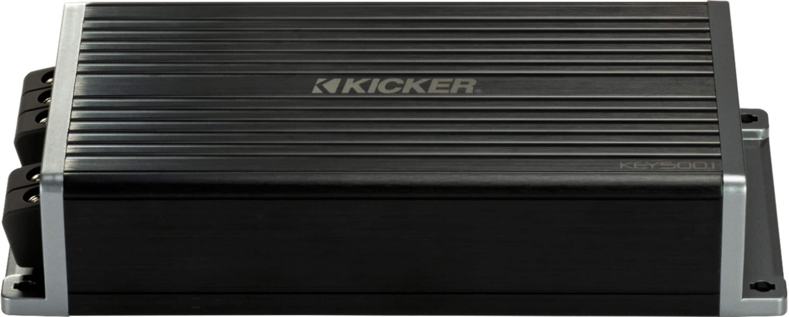 Alt View 13. KICKER - KEY 500W Mono Amplifier with Variable Crossovers - Black.