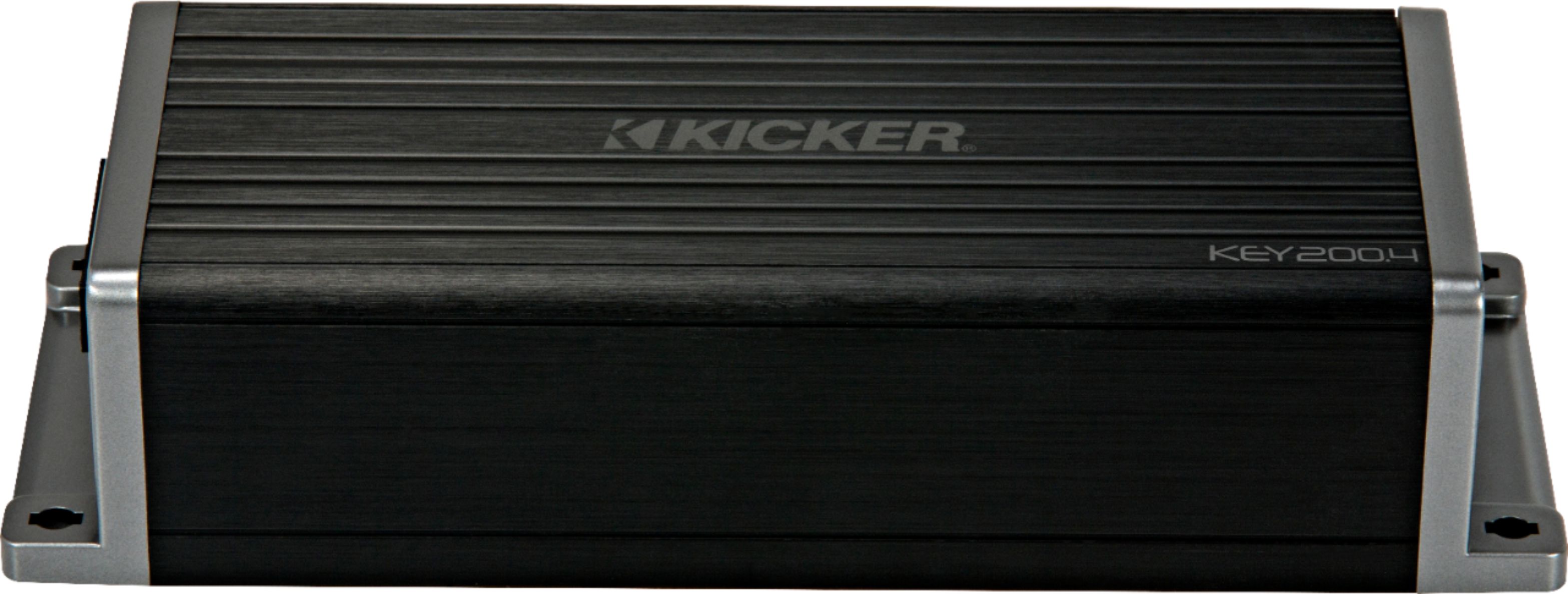 KICKER - KEY 200W Multichannel Amplifier with High-Pass Crossover - Black