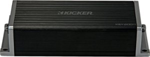 KICKER - KEY 200W Multichannel Amplifier with High-Pass Crossover - Black - Front_Zoom