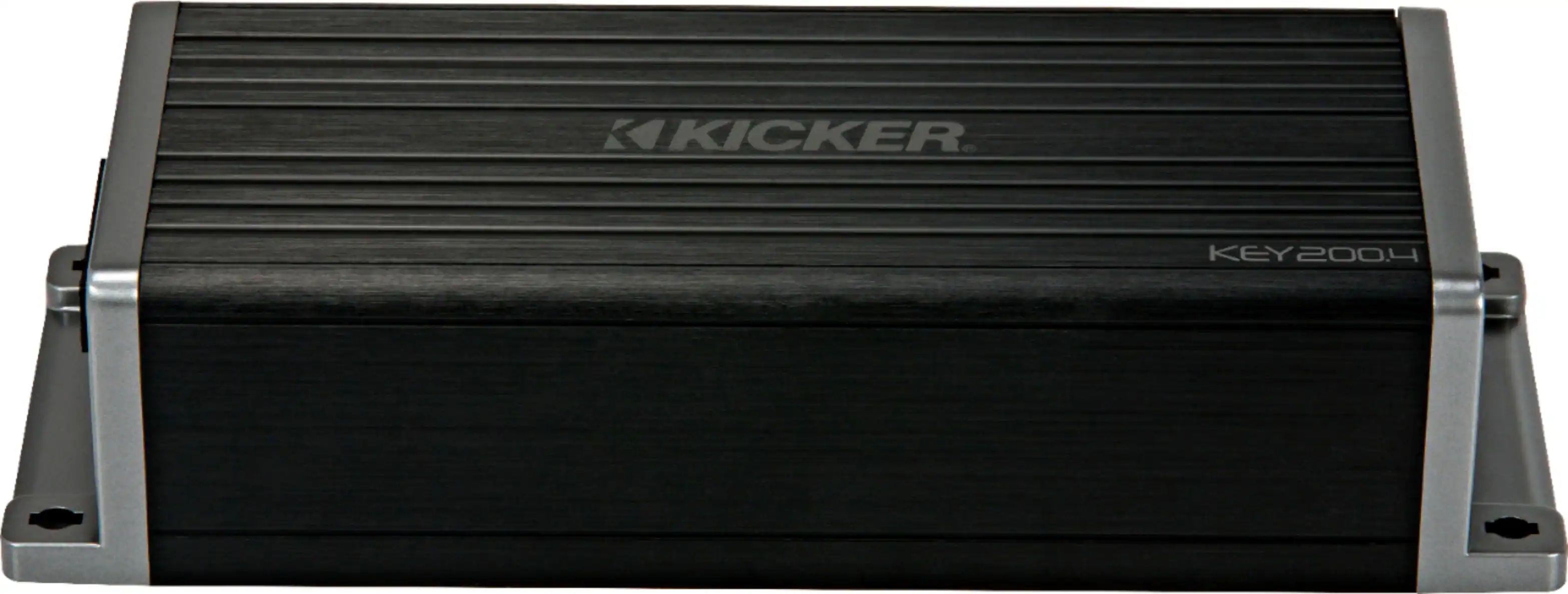 Front. KICKER - KEY 200W Multichannel Amplifier with High-Pass Crossover - Black.
