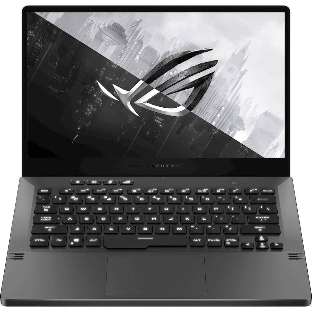 Best Buy: ASUS ROG Zephyrus G14 14 Gaming Laptop AMD Ryzen 7 16GB Memory  NVIDIA GeForce GTX 1660 Ti 512GB SSD Eclipse Gray GA401IUBS76