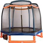 Little Tikes - 7' Trampoline - Orange/Blue/Black