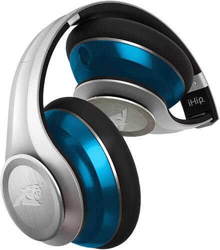 Angle Standard. Zeikos - Elite Carolina Panthers Over-the-Ear Headphones.