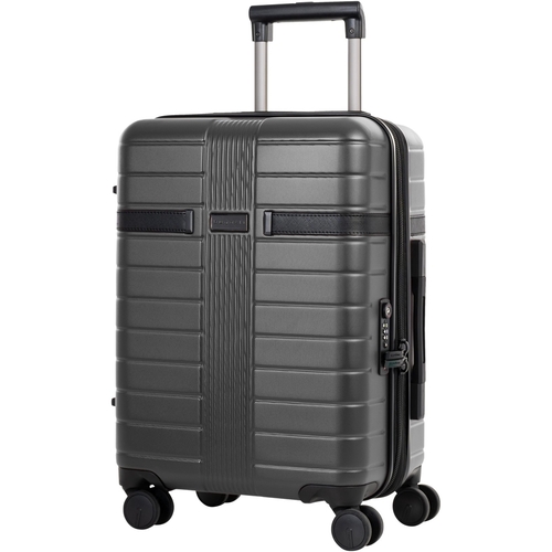 Bugatti - Hamburg 21 Expandable Spinner Suitcase - Charcoal was $149.99 now $89.99 (40.0% off)
