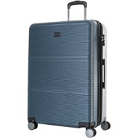 Bugatti - Brussels 29" Expandable Spinner Suitcase - Steel Blue - Front_Zoom