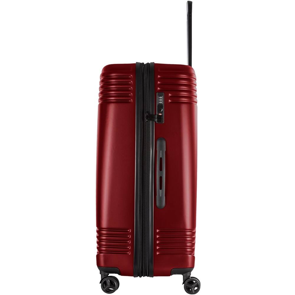 Angle. Bugatti - Nashville - Hardside 28" - Charcoal - Red.