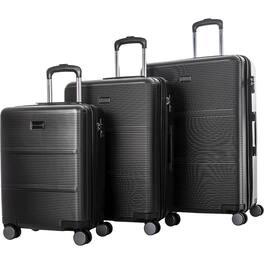 Bugatti - Spinner Suitcase Set (3-Piece) - Black
