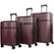 Front Zoom. Bugatti - Hamburg Spinner Suitcase Set (3-Piece) - Red Lacquer.