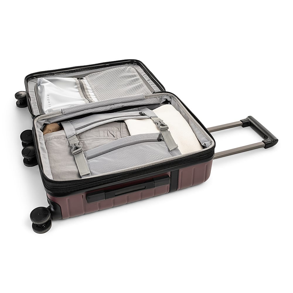 Alt View 11. Bugatti - Hamburg 21" Expandable Spinner Suitcase - Red Lacquer.