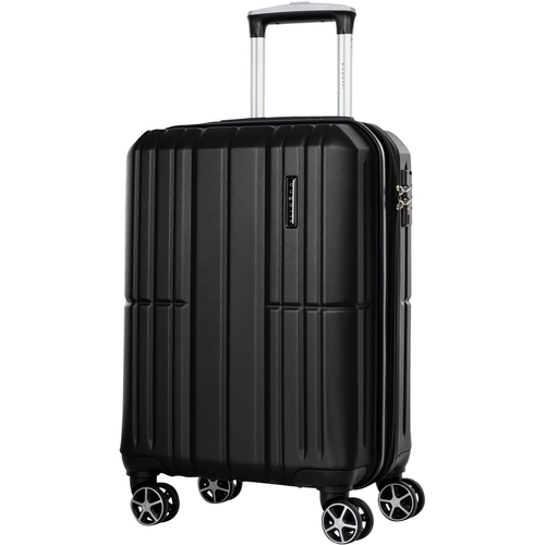 Bugatti - Lyon 22 Expandable Spinner Suitcase - Black was $149.99 now $89.99 (40.0% off)