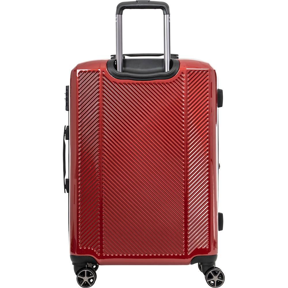 Best Buy: Bugatti Spinner Suitcase Set (3-Piece) Red Lacquer HLG4703BU ...