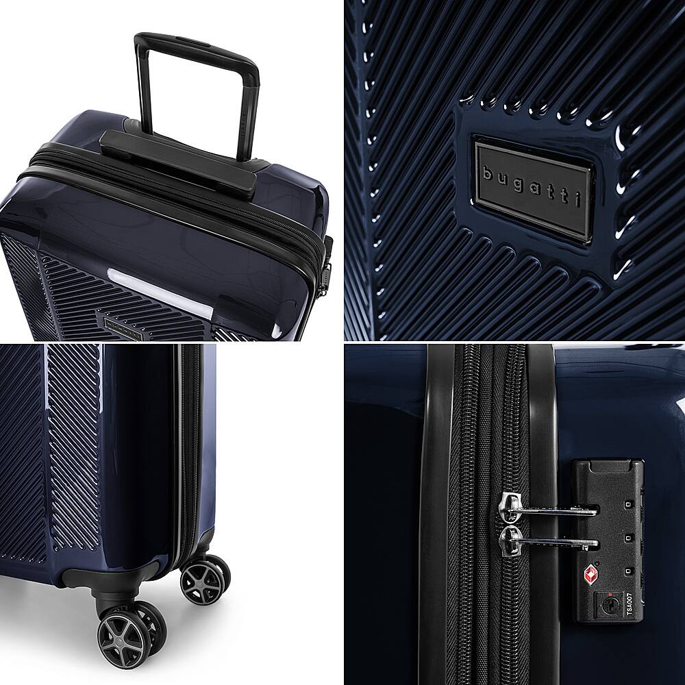 Alt View 13. Bugatti - Manchester 29" Expandable Spinner Suitcase - Navy.