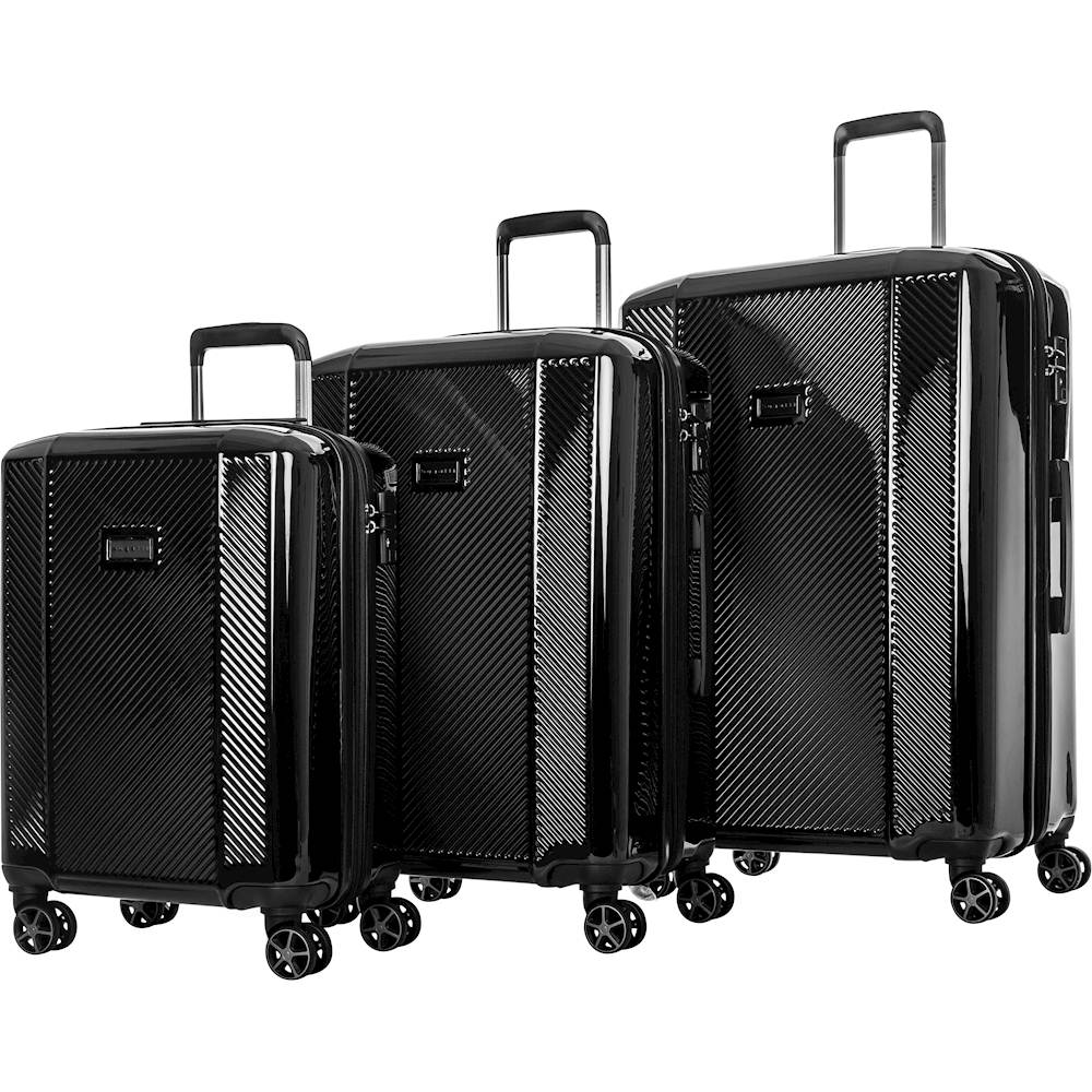 Bugatti - Spinner Suitcase Set (3-Piece) - Black
