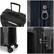 Alt View 14. Bugatti - Spinner Suitcase Set (3-Piece) - Black.